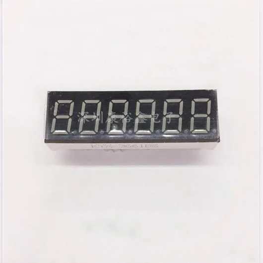 

Common cathode/Common anode 0.36 inch digital tube 6 bits digital tube led display 0.36inches Red digital tube 22PIN