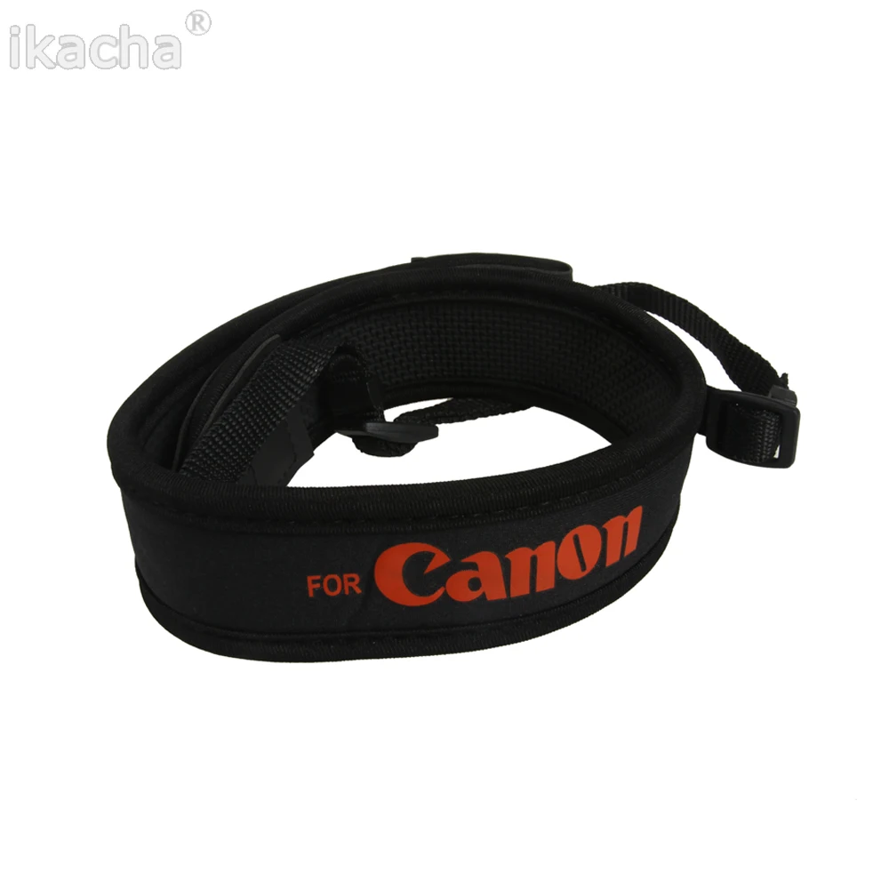 Black Camera Shoulder Neck Strap Fit for Canon 6D 60D 80D 7D 550D 1300D 5D 750D Mark II III IV 200D 1100D 1300D Camera Dslr