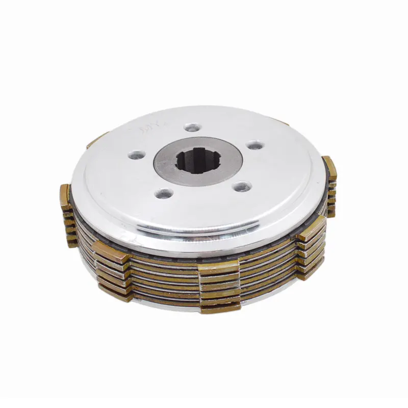 Motorcycle 5 Column Enhanced Clutch 6pcs Friction Disc Center Outer Clutch Assy for CG150 CG175 Dirt Bike Go Cart ATV Buggy