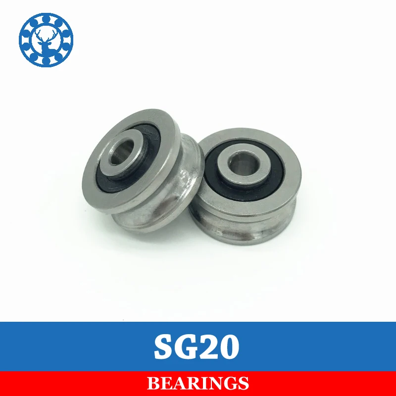 

Groove подшипник SG20, 10 шт., 6x24x11 мм, двухрядный герметичный шариковый подшипник для линейной направляющей 8 мм, SG6RS, SG20RS