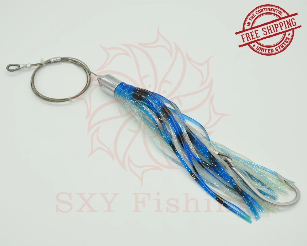 SXY fishing D85 Artificial Bait Drag the bait Deep sea bait Trolling bait Ship bait Octopus bait Big Sport Fishing