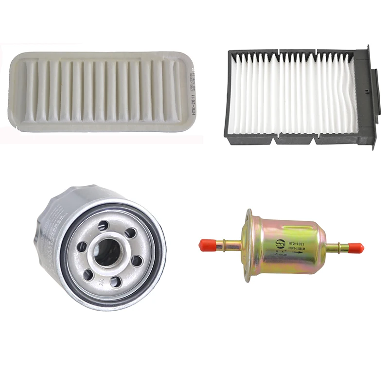 Filtr powietrza samochodowy filtr kabinowy filtr oleju filtr paliwa dla Geely Panda 1.0 BYD F0 17801-23030 BYDLK-8101014 15601-87703 BYD8121003-A