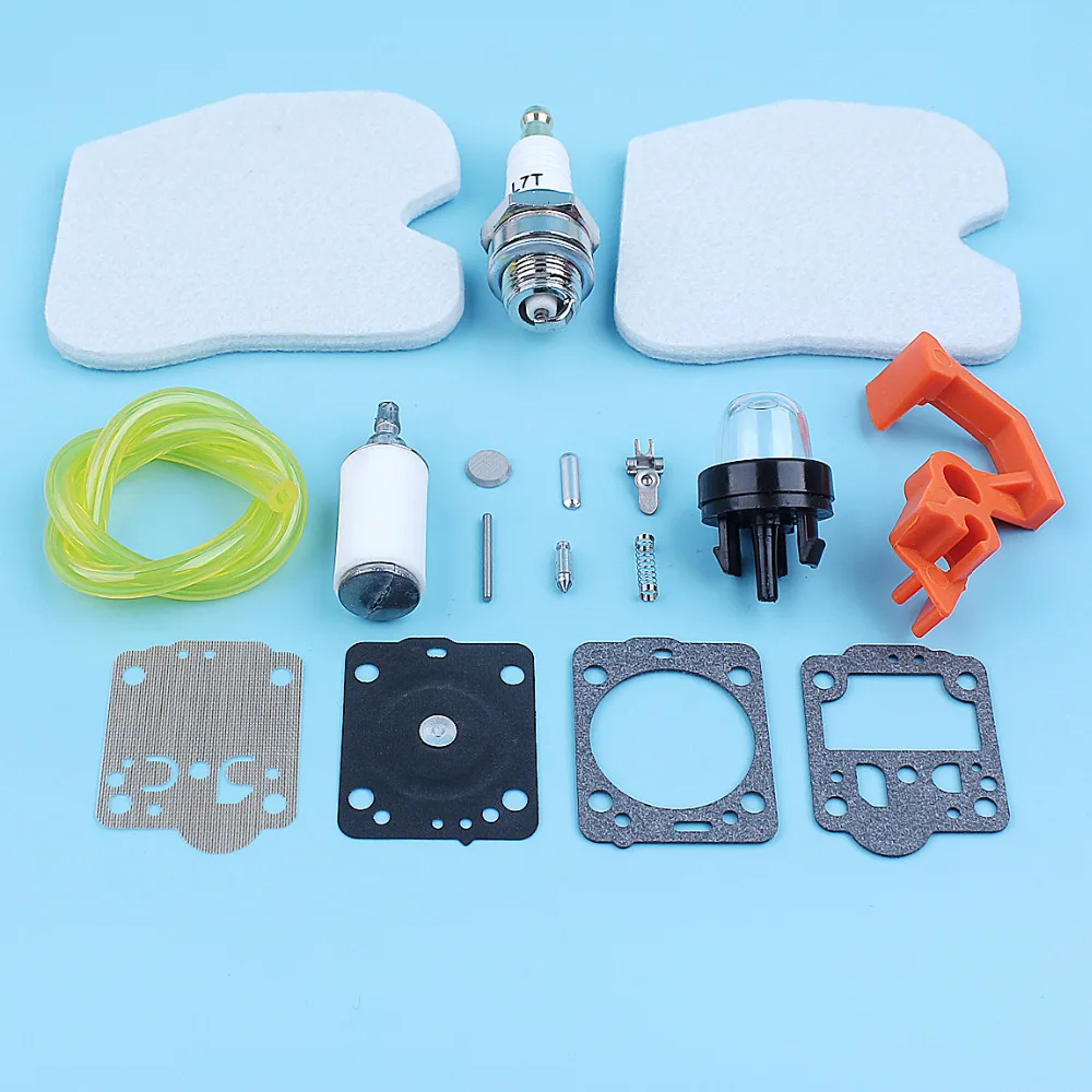 Imagem -03 - Filtro de Combustível de ar para Motosserra Service Carb Kit Chainsaw Spare Part Primer Bulb Spark Plug Grupo Peça Sobresselente de Substituição Mcmarloch Cs340 Cs380