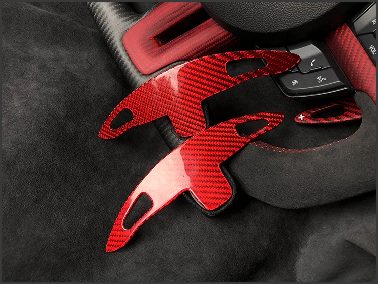 Fit for Benz a class B C class E class S GLA GLC GLK GLE   carbon fiber shift knob gear shift paddle lever gear head handball