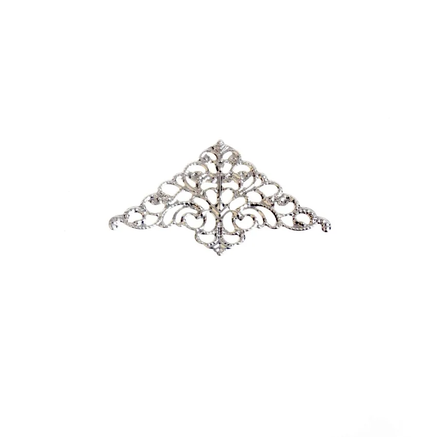 Hurtownia 20 SZTUK Metalowe Filigranowe Zawieszki Łączniki Ozdoby Prezent DIY Elementy 5x3.2cm — zdjęcie 3