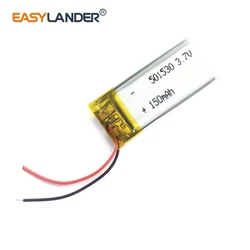 501530 3.7V 150mAh batteria ricaricabile ai polimeri di litio agli ioni di litio 051530