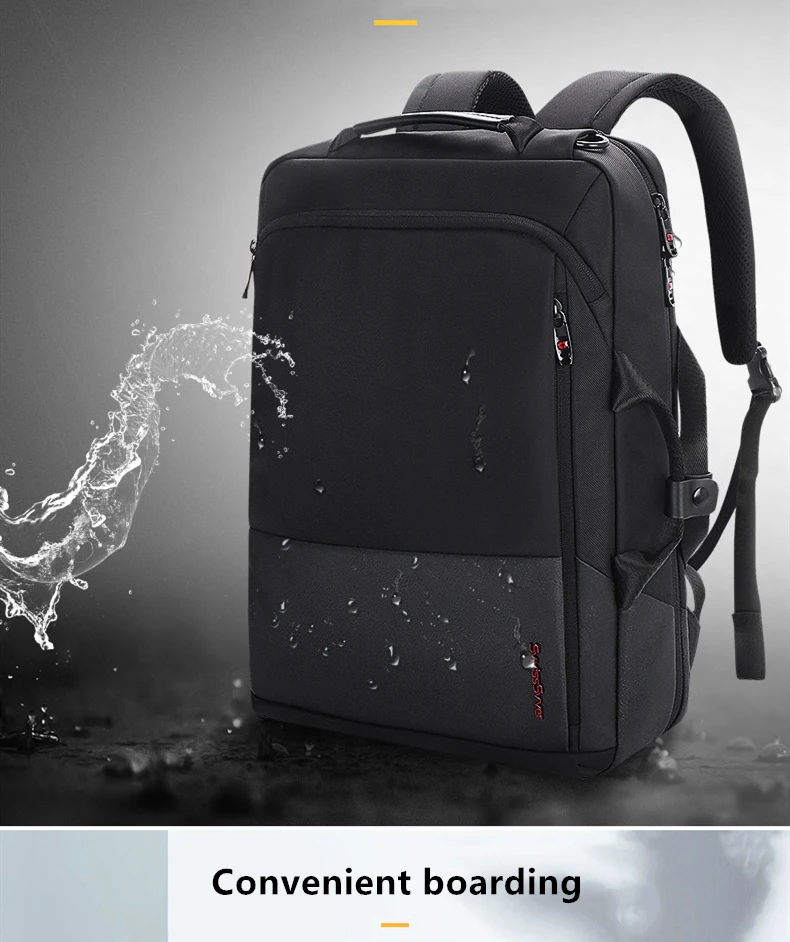 men backpack multi-purpose male backpack Single shoulder bag waterproof 15.6 inch computer travel  business backpack