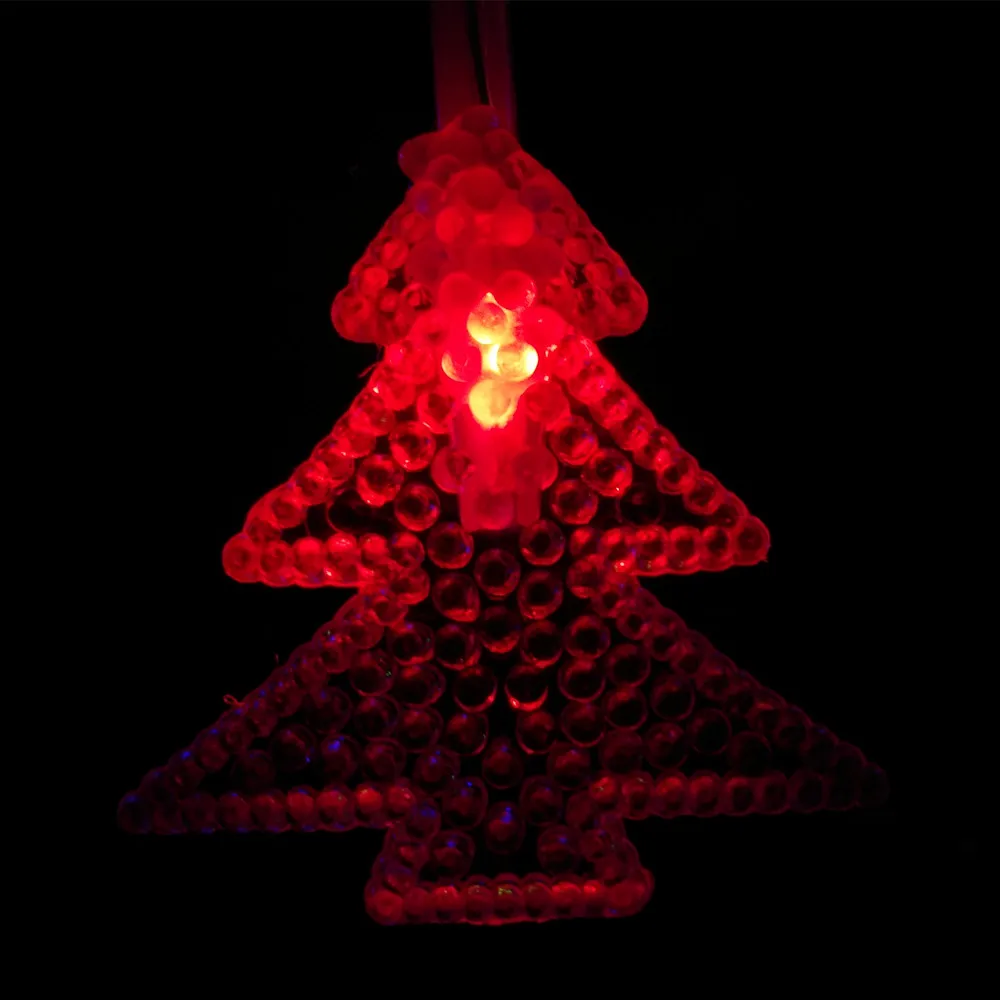 Yiyang LED String 3M 30LED String Lampu Dioperasikan Pohon Natal Bentuk LED Peri Xmas String Lampu Multi-Warna Luces