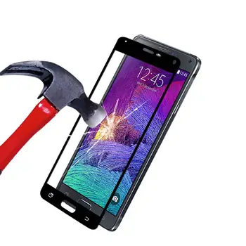 3D tvrzené sklo pro Samsung Galaxy Note 4, celoplošné ochranné sklo 9H, ochranná fólie proti výbuchu pro N9100 N910F 6 nejlepší prodej displej Samsung Galaxy Note 4 N910F - №2