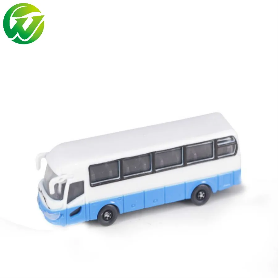 1/75 1/100 1/150 Scale Model Plastic Bus For Architecture Building Train Layout