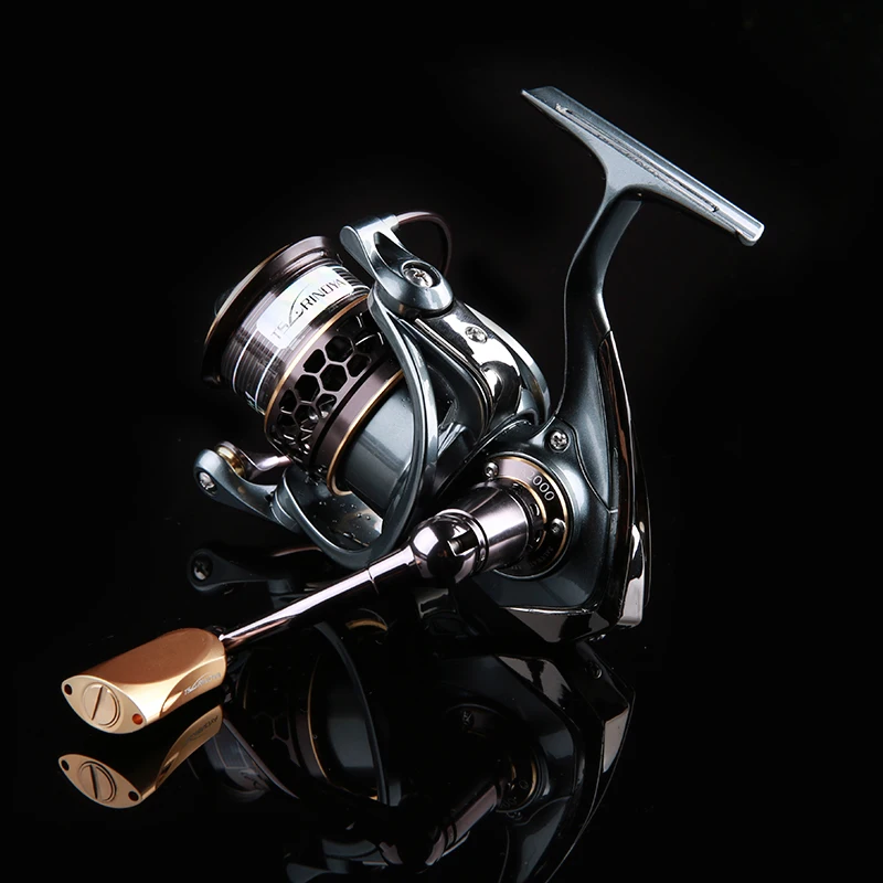 Tsurinoya Jaguar Spinning Reel Dubbele Spool 9 + 1BB 5.2:1 Rvs Lager Voor Sea Trout Pike Vissen Wiel Coil molens vissen