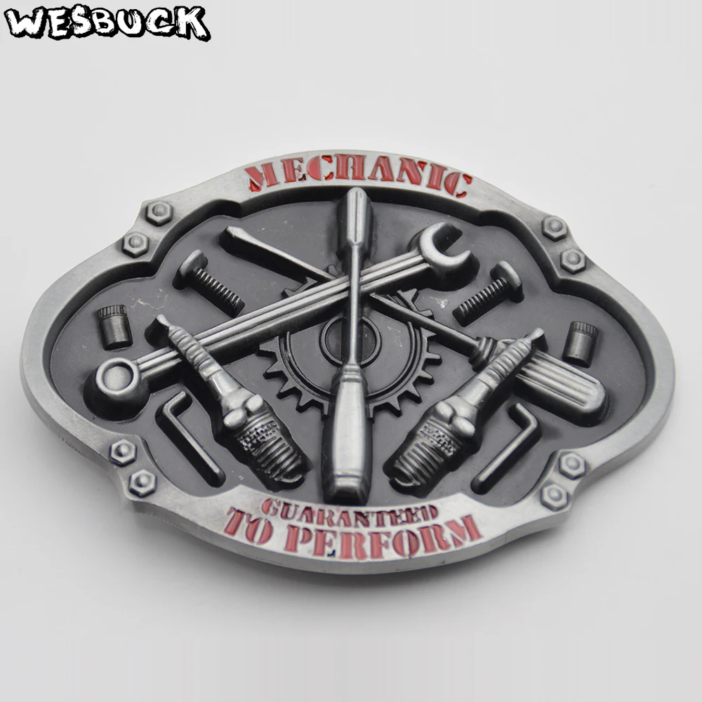 WesBuck Brand Nice Design Mechanic belt buckles Zinc alloy tool belt buckle with high quality Buckle Holiday gifts