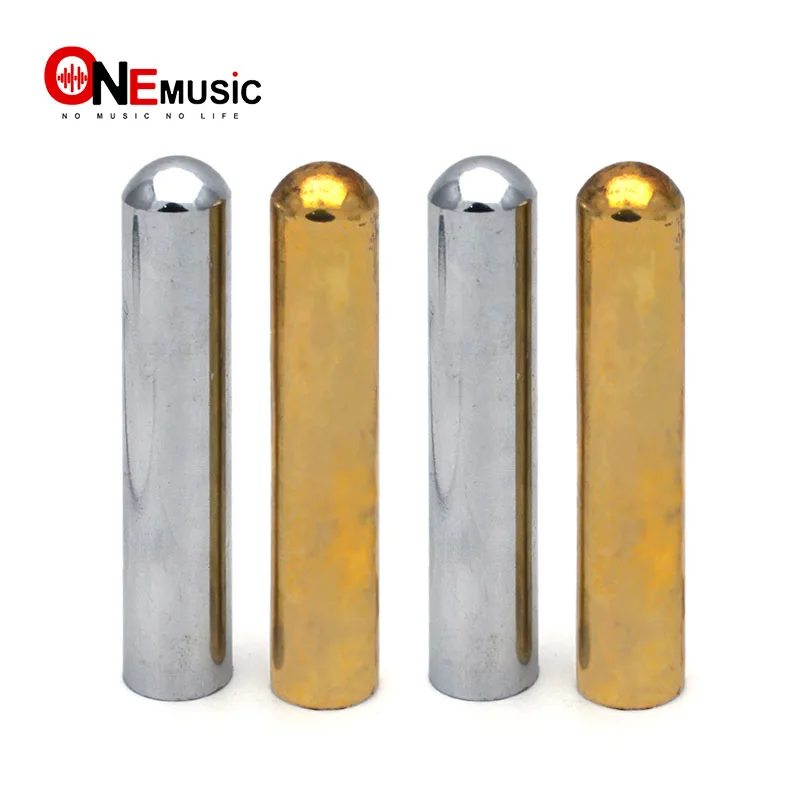 Solid guitar slide guitar stick guitar metal slider gold/chrome color