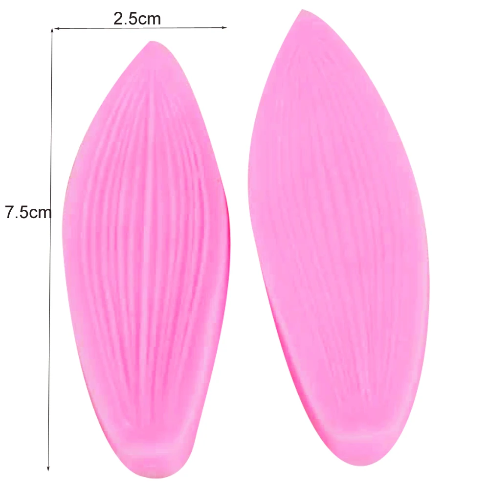 M459 Lily Bud Petal Veiner Silicone Mold Fondant Mould Cake Decorating Tools Chocolate Gumpaste Mold, Sugarcraft, Chocolate Mold