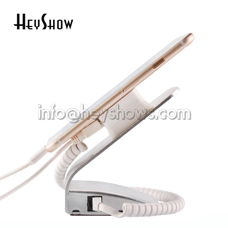 Mobile Cell Phone Security Display Stand with Burglar Alarm System for Retail Shop Loss Prevention Compatible with All