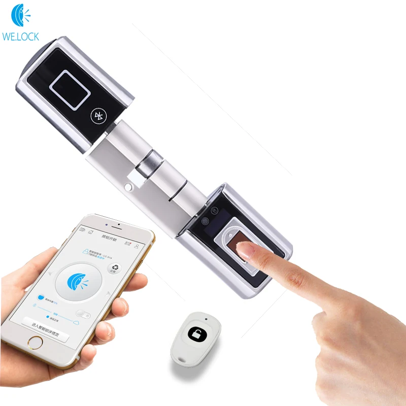 

World Smallest Smart Door Locks Bluetooth Intelligent Home Small Electronic Digital Cylinder Door Lock
