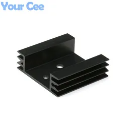 45*45*14mm Heatsink Cooling FinRadiator Cooler Aluminum Heat Sink for TO3 TO-3 Transistor 45X45X14mm