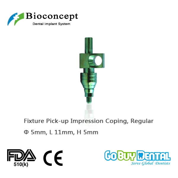 Bioconcept Regular Fixture Pick-up Impression Coping φ5.0mm, Length 11mm(362220)