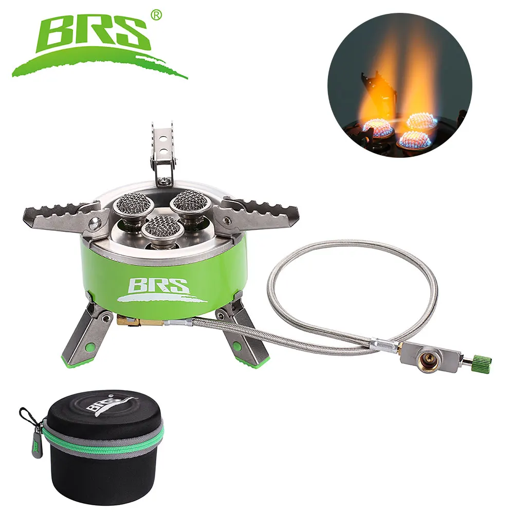 

BRS 4200W Camping Stoves Folding Outdoor Gas Stove Portable Furnace Cooking Picnic Stoves Cooker