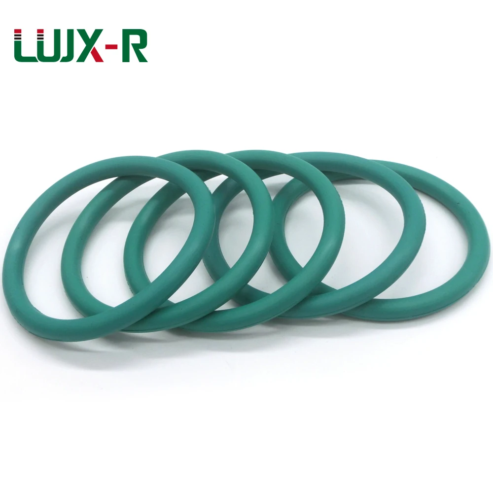 

LUJX-R 5pcs 5.7mm O Ring Seal Gasket Green Oil Proof Washer O-Ring OD135/140/155/165/175/185/190mm O Ring Sealing Gaskets