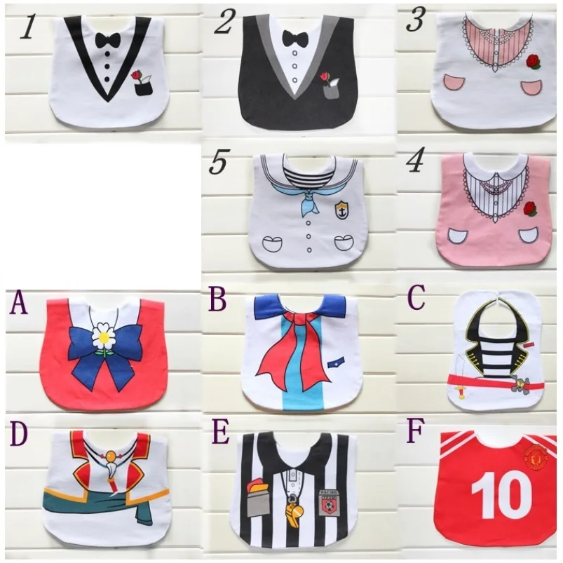 Soccer Referees Costumes Newborn Bibs dribble towel Waterproof Baby Boy Bib babador bandanas Bebe Apron Girl Scarf Cotton