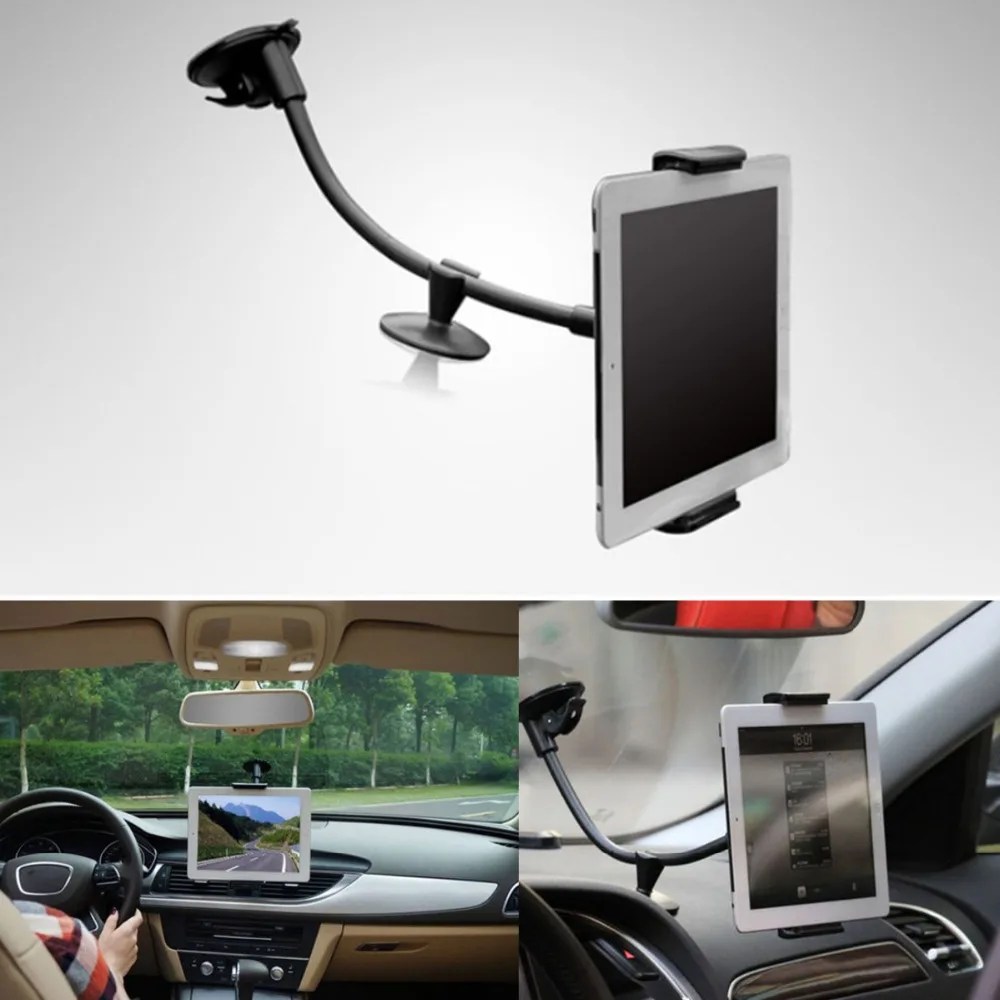 Brazo Flexible de LP-3C para parabrisas de coche, soporte Universal de succión para Smartphone de 3,5-5,5 pulgadas, Tablet PC/navegador/iPad Air de 9-10 pulgadas