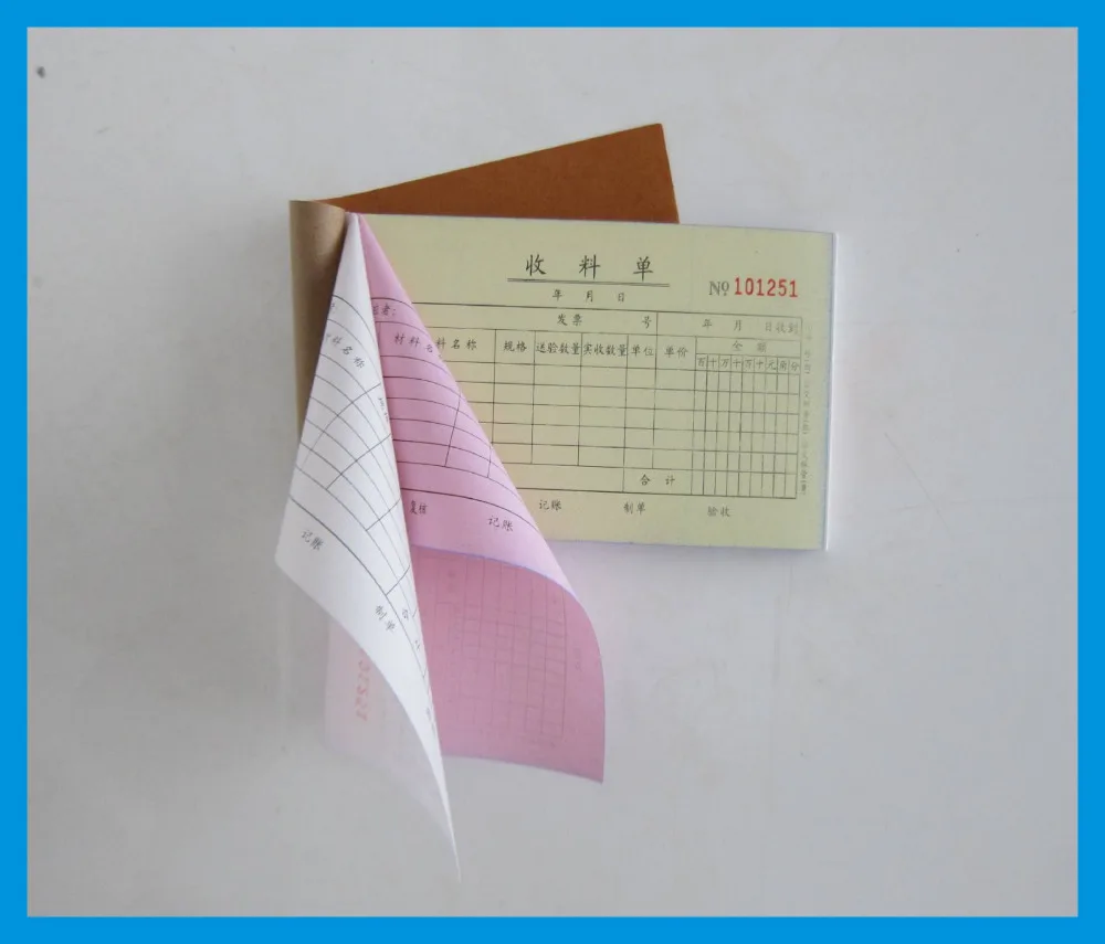 A4，2ply  carbonless paper books printing/ship  by ups