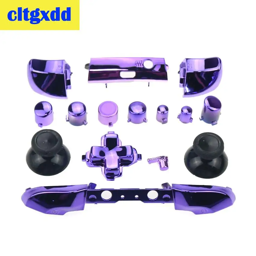 Полный комплект бамперов, пусковые кнопки, замена для XboxOne S Dpad ABXY грипсов, запасные части для кнопок для контроллера Xbox One S, 1 комплект