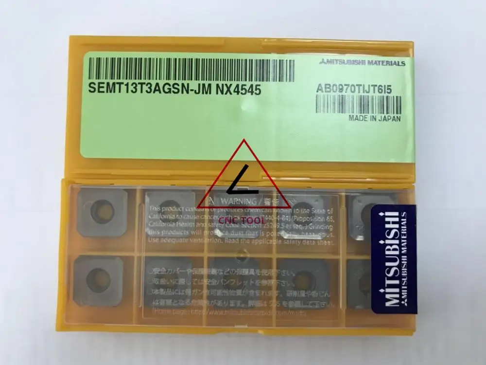 

SEMT13T3AGSN-JM NX4545 10pcs original milling insert DIAEDGE