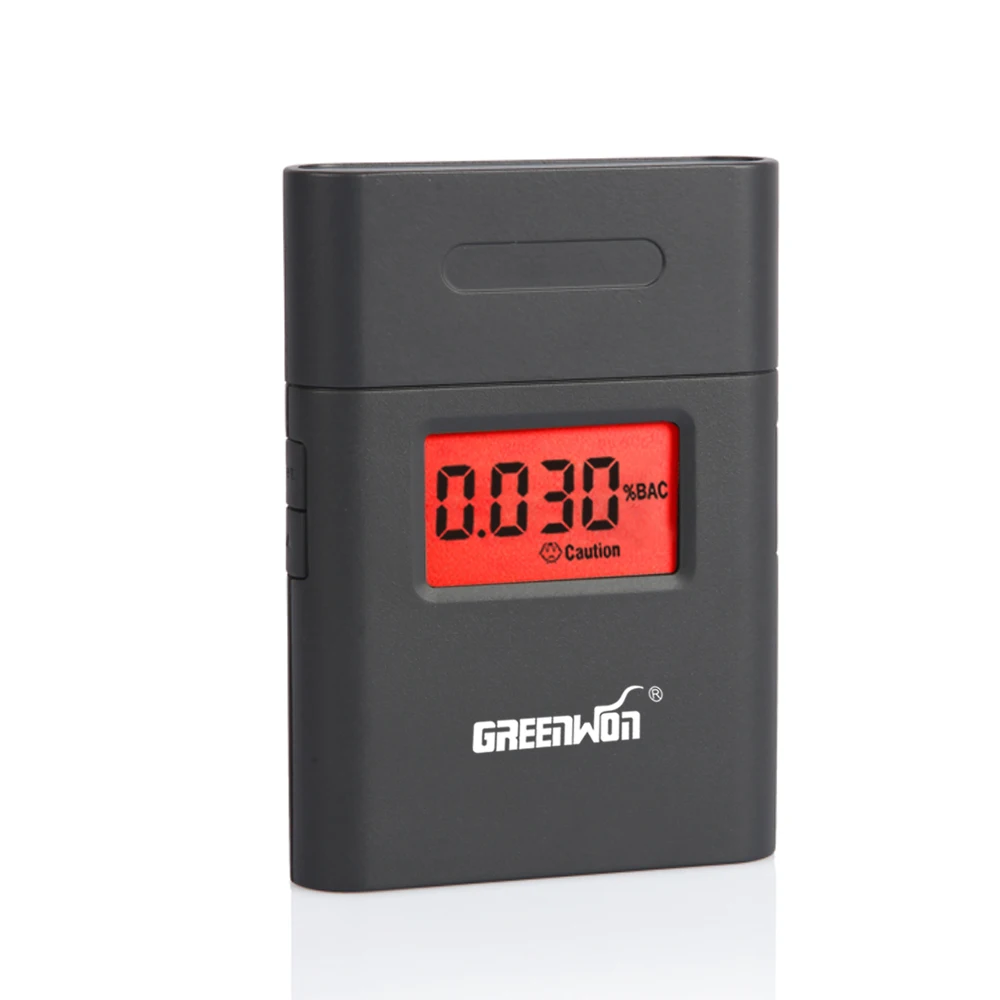 GREENWON Patent Factory LCD Display Digital Breath Alcohol Tester Breathalyzer Driving BAC Analyzer Free Shipping &Drop Shipping