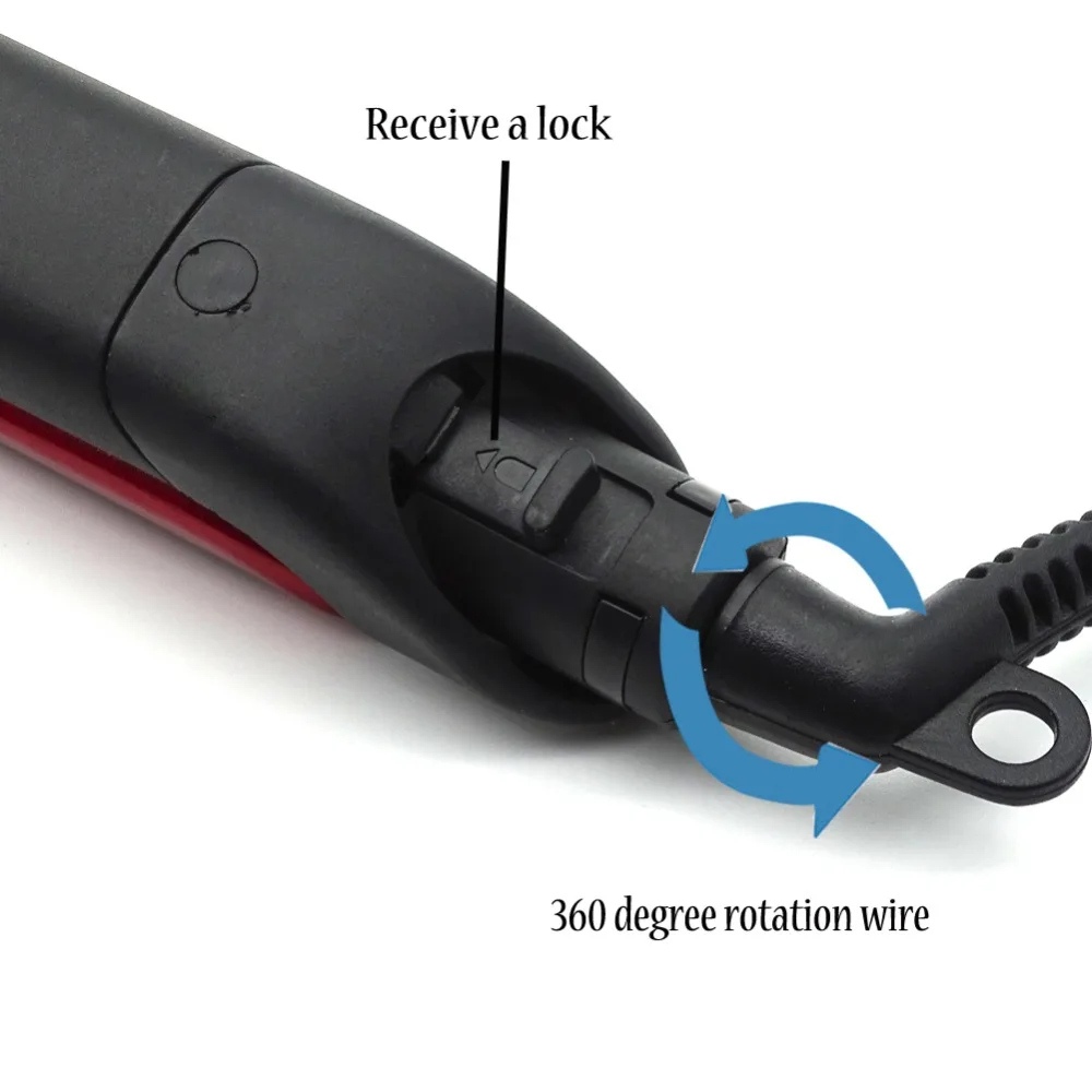 Ubeyoo 2-in-1 Hair Straightener Brush with LCD Display Ceramic Coated Comb & Flat Iron Professional Hair Care Tool