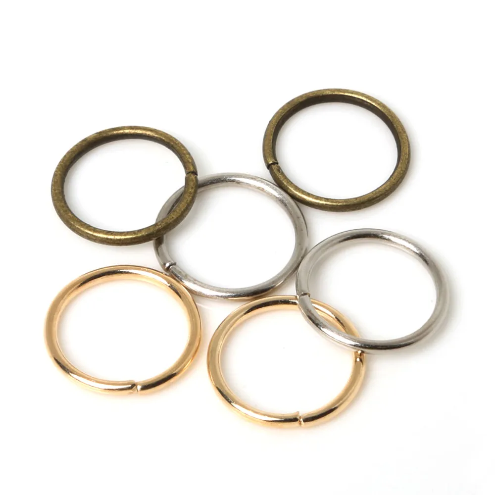 12/16/20mm Openable Single Loops Open Jump Rings Split Rings Metal Connectors For Jewelry Findings Making DIY Necklace Supplies