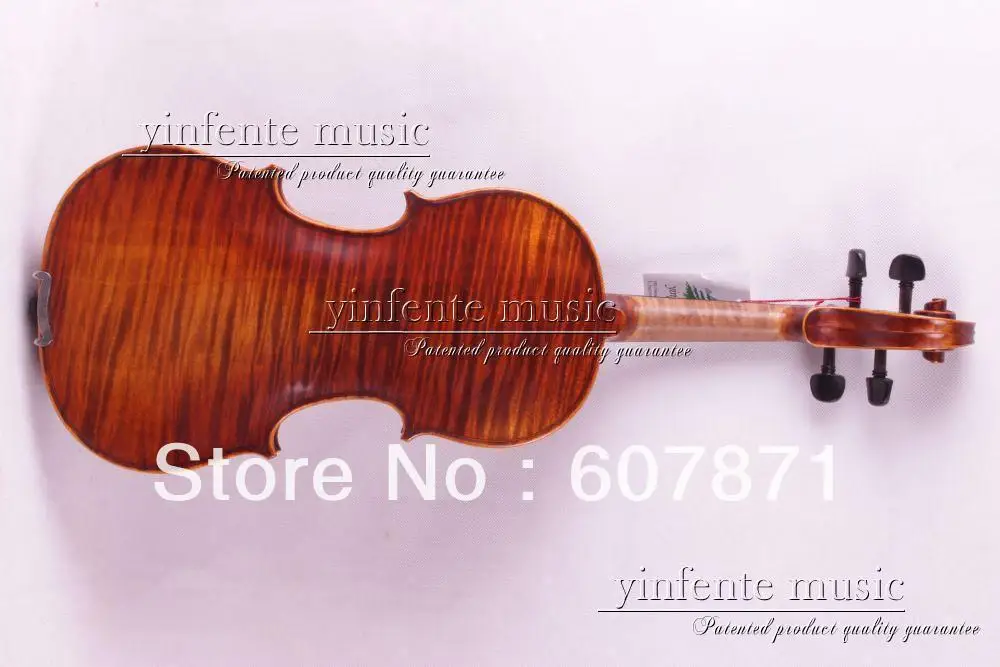 4/4 Old Carving Violin Aged Maple Russian SPruce Pro Y-0893 #