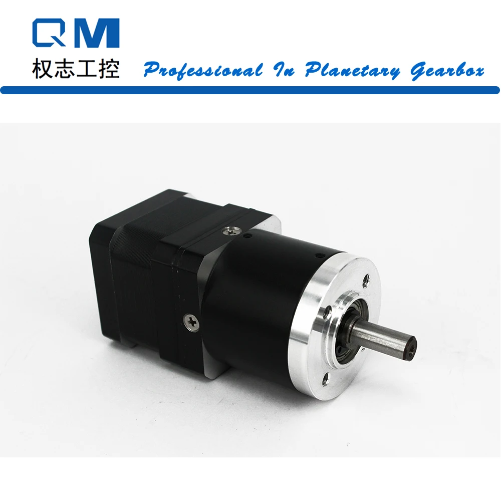 

Geared Stepping Motor NEMA17 L=34mm 1.4A Planetary Gearbox Ratio 20:1 25Arcmin Robot Pump