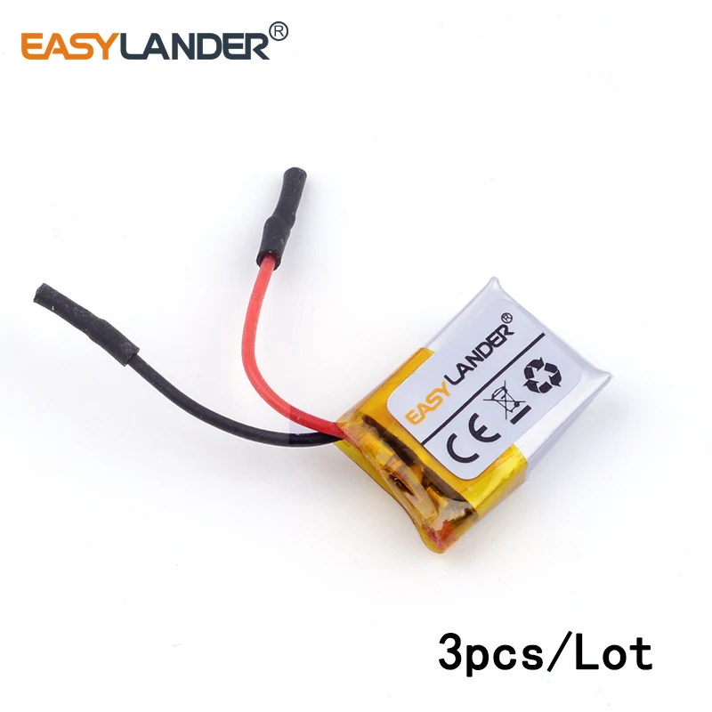 3 قطعة/الوحدة 3.7 فولت ليثيوم أيون بوليمر بطارية قابلة للشحن 231112 15 مللي أمبير سماعة بلوتوث بطارية بوليمر