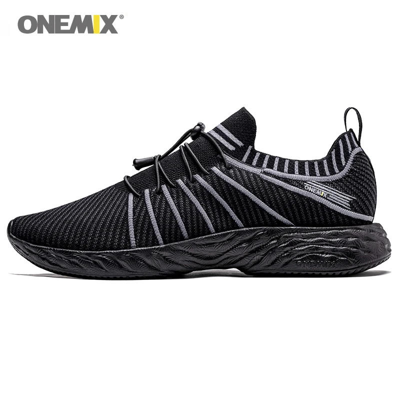 ONEMIX Men Running Shoes Breathable Light Weight Wearable Sport Shoes Comfort Sneakers Outdoor Travel Walking Jogging Footwear