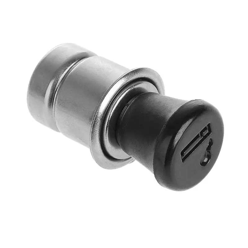 Metal 12V Car Cigarette Lighter Socket Plug Connector Power Port Outlet Converter No Welding High Temperature Resistance H8WE