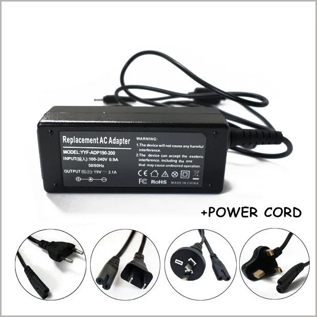 19V Laptop AC Adapter Charger For Ordenador Portatil Samsung Ultrabook NP530U3BI NP530U3C NP540U3C NP530U3B-A01US NP530U3B-A02U