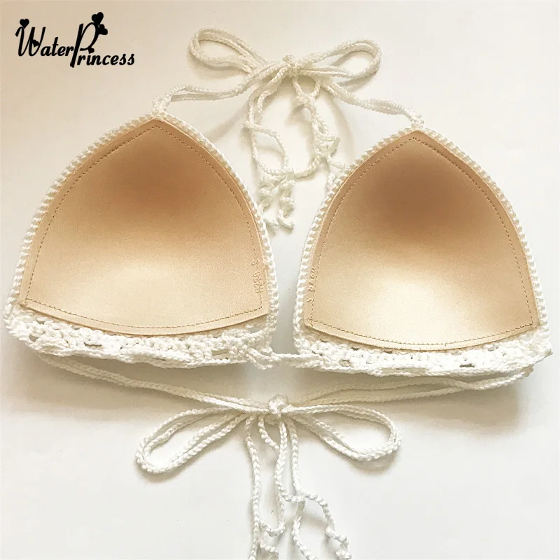 Bikini all\'uncinetto fatto a mano bianco Set costumi da bagno donna Sexy fasciatura femminile nuovo costume da bagno estivo 2025 bagnante costume da