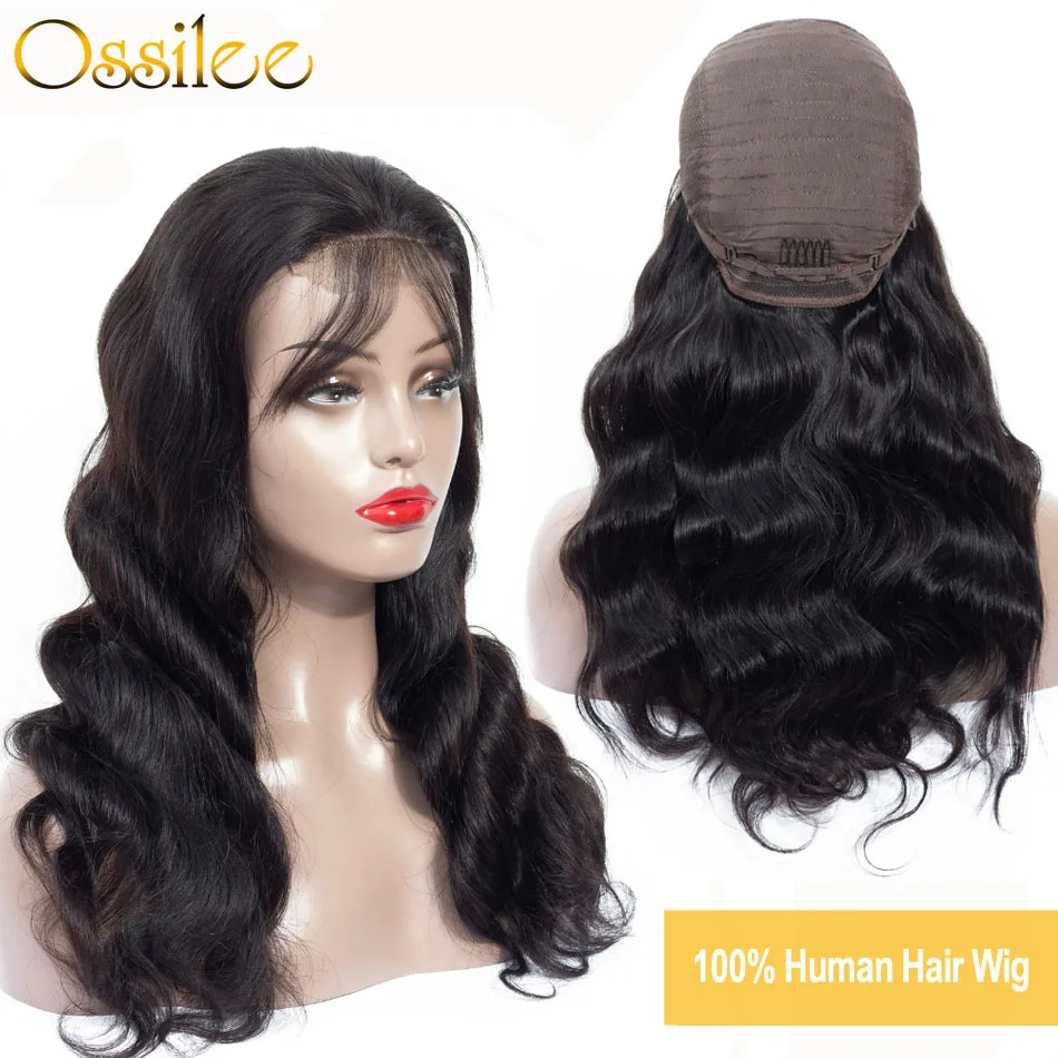 

Body Wave Lace Closure Human Hair Wigs 4x4 /6x6 Closure Wigs For Black Women Brazilian Remy Hair Pre Plucked 180% Density