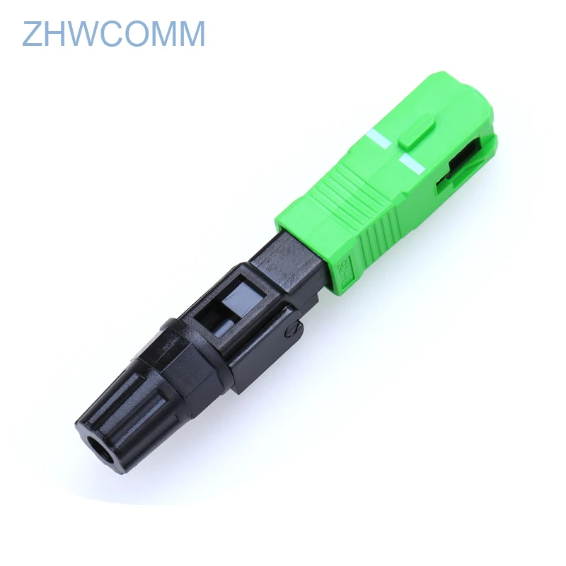 ZHWCOMM High Quality SC APC Single Mode  Fiber Optic Quick Fast Connector FTTH Cold Connector