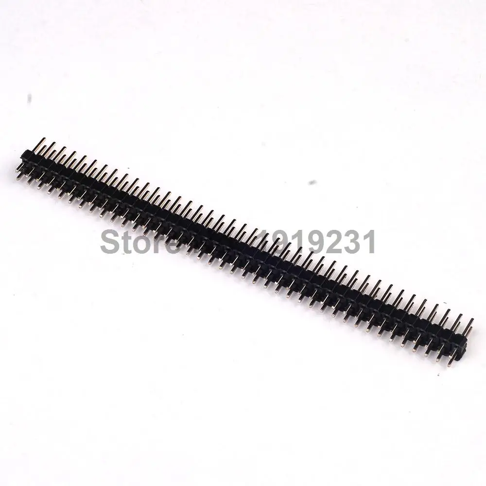 5PCS 2.54mm 2 x 40 Pin Male Double Row Pin Header Strip