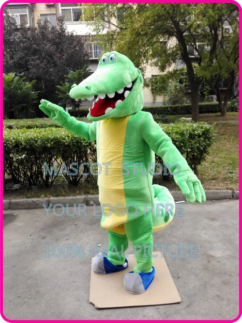 crocodile mascot gator aligator mascot costume custom fancy costume anime cosplay kits mascotte fancy dress carnival 41400