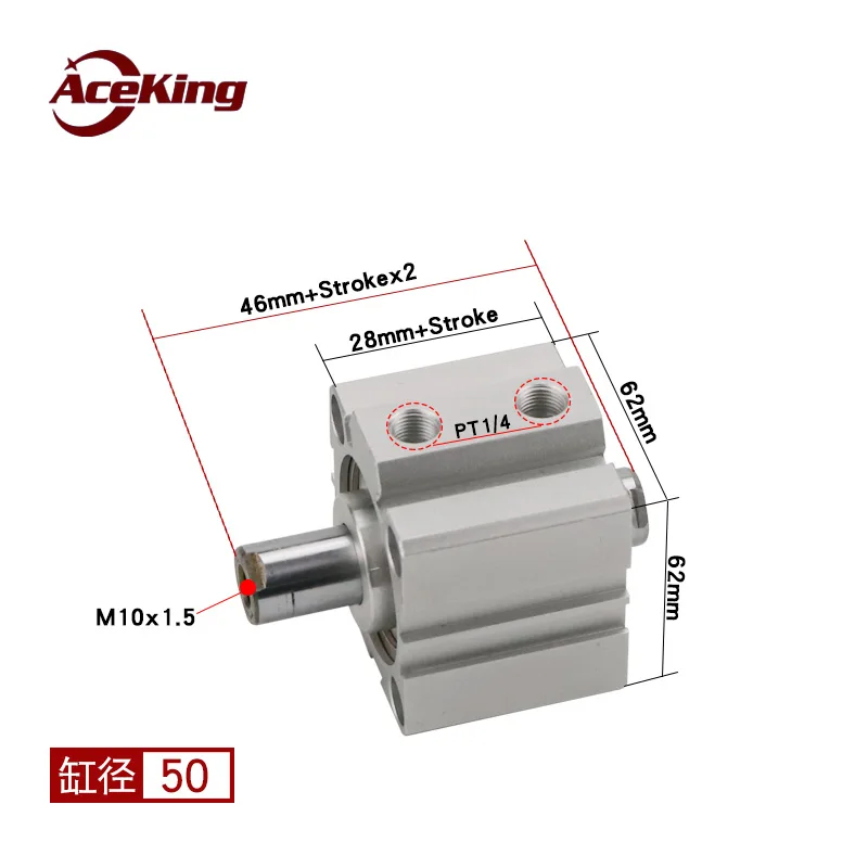 

SDAD50X10X15X20X25\30\35\40\45X50\75\100BS thin double-shaft cylinder SDAD SDAD50-10 SDAD50-15 SDAD50-20 SDAD50-25 SDAD50-30