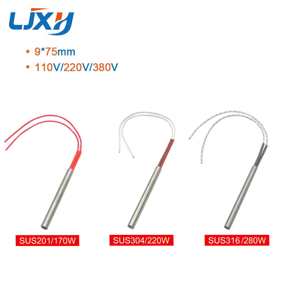 LJXH Cartridge Mold Heating Element Heater Tube 9mmx75mm/0.354\