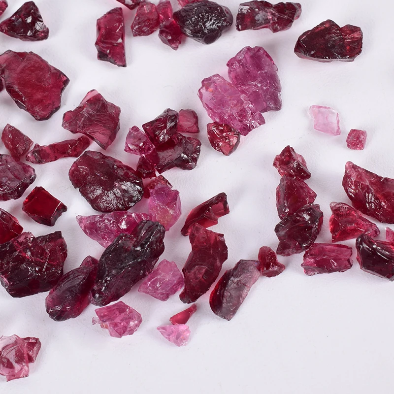 50 g A+ Natural rubellite Chip stone Rock Mineral Raw Gemstone Tumbled Home Decor Crystal Healing Reiki Degaussing Meditation