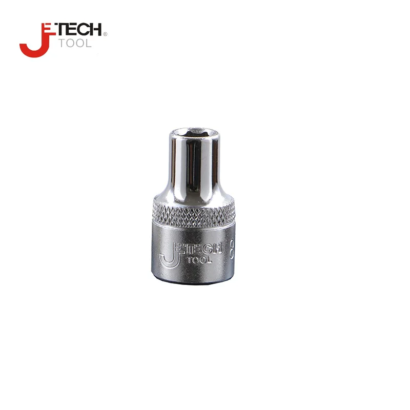 Jetech 1/4 in. drive 6-point standard socket 4mm 4.5mm 5mm 5.5mm 6mm 7mm 8mm 9mm 10mm 11mm 12mm13mm 14mm chrome Cr.v steel- 1PCS