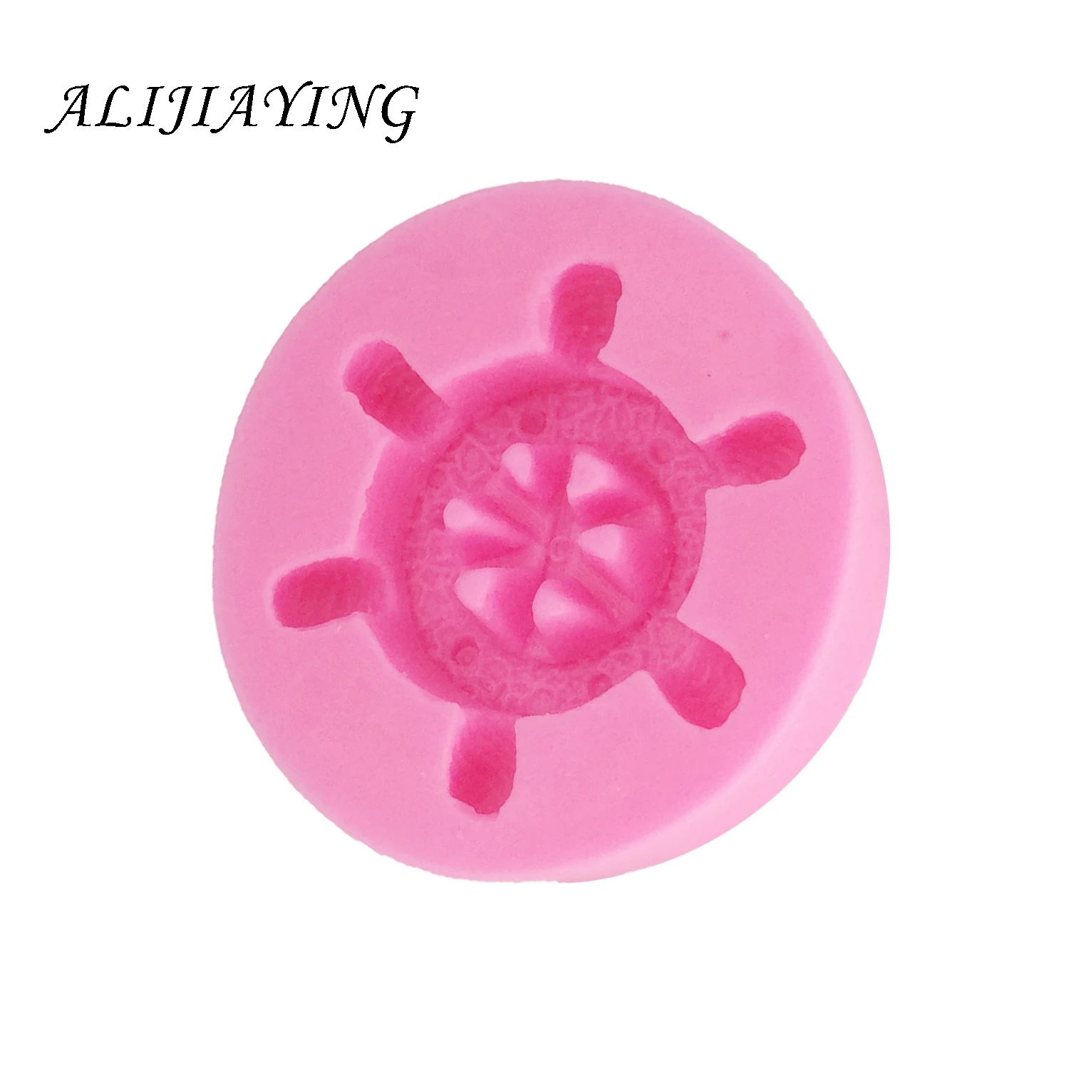 Rudder Wheel Ship Shape Silicone Mold Fondant  Baking Chocolate Mould Cake Decorating Tools accessories for kitchen D1331