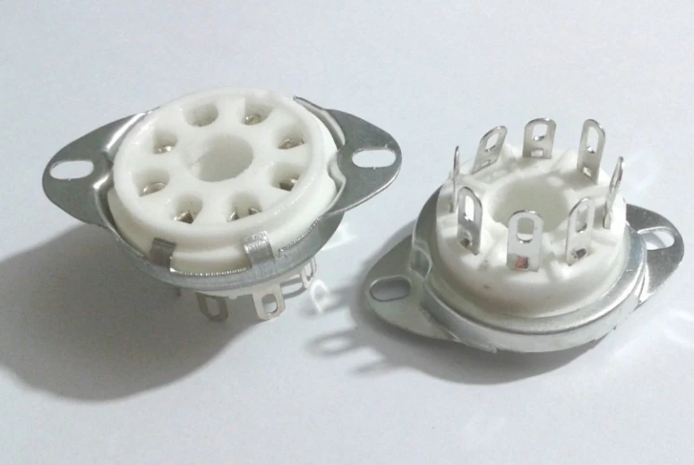 

Free shipping 10pcs 8pin Ceramic vacuum tube socket top mount octal valve base adapter