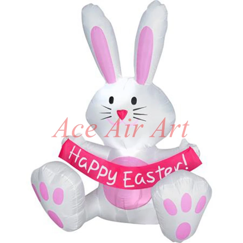 Inflatable Big Balloon for Events and Party, Bunch-Free Banner, Sitting bugs, Happy Easter